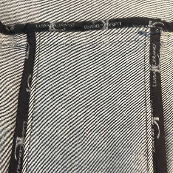 Luisa Cerano Denim Trench Coat Jacket - Picture 12 of 16